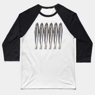 Anchovies Baseball T-Shirt